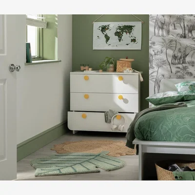 Habitat Habitat Kids Rudi 3 Chest of Drawers - White
