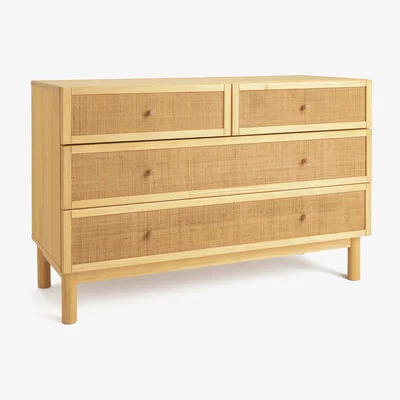Habitat Habitat Simone 2 + 2 Wide Drawer Rattan Chest