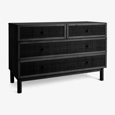 Habitat Habitat Simone 2 + 2 Wide Drawer Chest - Black