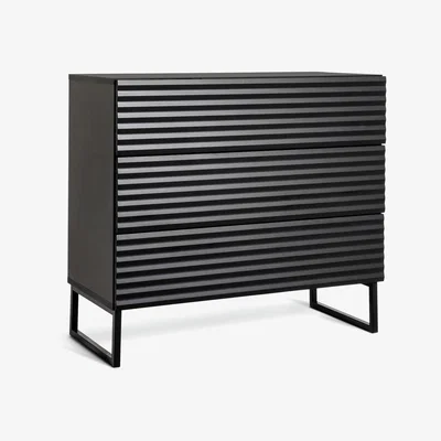 Habitat Habitat Cairo 3 Drawer Chest - Black