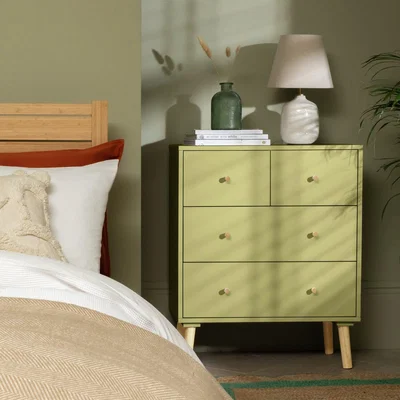 Habitat Habitat Otto 4 Drawer Chest - Yellow