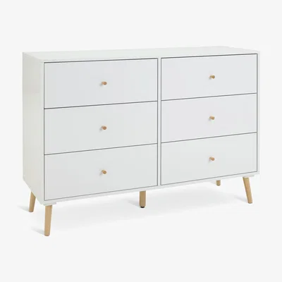 Habitat Habitat Otto 3+3 Drawer Chest - White