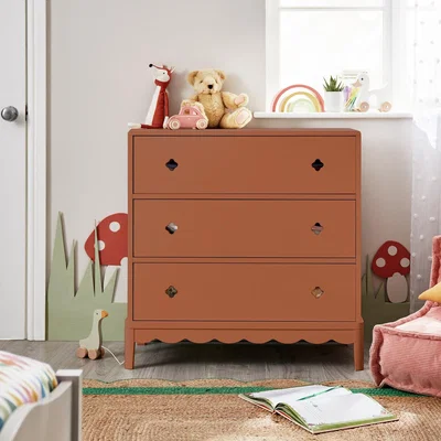 Habitat Habitat Kids Serena 3 Drawer Chest of Drawers - Rust