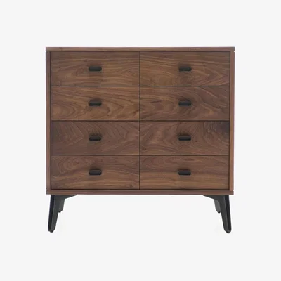 Heal's De La Espada McQueen 8 Drawer Chest Walnut - Heal's UK Bedroom Furniture