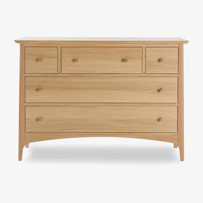 Heal's Heal's Blythe 5 Drawer Chest Oak - Heal's UK Bedroom Furniture