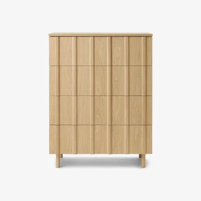 Heal's Normann Copenhagen Rib Dresser 4 Drawers Oak