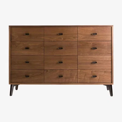 Heal's De La Espada Mcqueen Large Chest In Danish Oiled Walnut - Heal's UK Bedroom Furniture
