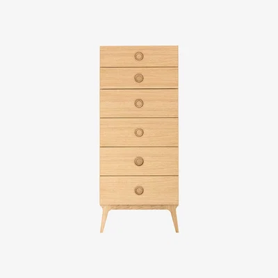 Heal's Case Valentine Tallboy Oak - Heal's UK Bedroom Furniture