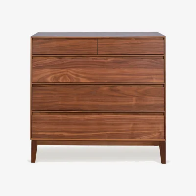 Heal's Heal's Lars 5 Drawer Chest Walnut