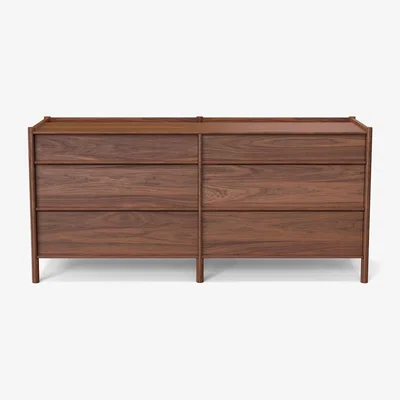 Heal's Case Pala 6 Drawers Chest Walnut