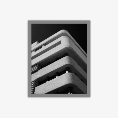 John Lewis Phil Openshaw - 'Concrete Corners' Framed Photographic Print, 53.5 x 43.5cm, Black/White