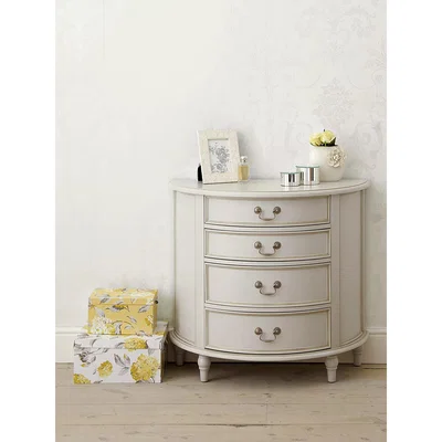 John Lewis Laura Ashley Clifton 4 Drawer Chest, Grey