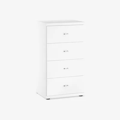 John Lewis John Lewis & Partners Elstra 4 Drawer Glass Front Chest
