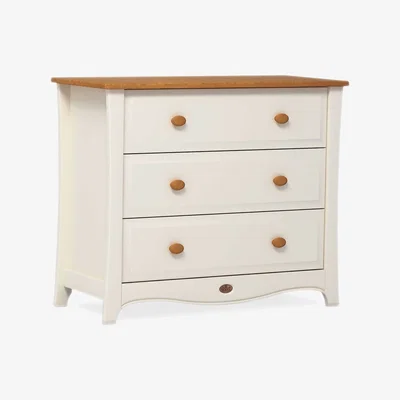 John Lewis Boori Provence 3 Drawer Dresser, Cream/Pecan