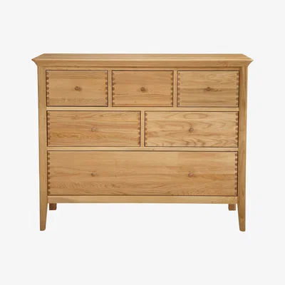 John Lewis John Lewis & Partners Essence 6 Drawer Chest of Drawers, Oak