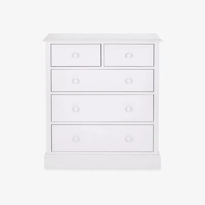John Lewis Laura Ashley Ashwell 5 Drawer Chest, White