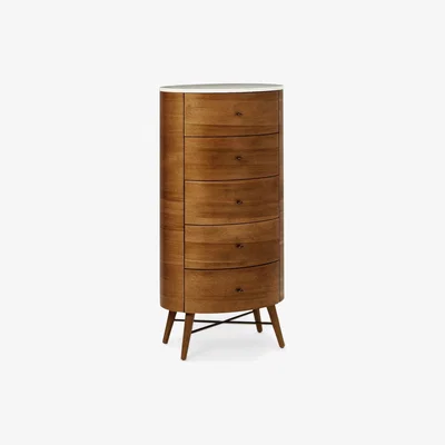 John Lewis west elm Penelope 5 Drawer Chest, Acorn