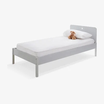 John Lewis Great Little Trading Co Star Bright Kids' Bed Frame, Single, Cloud Grey