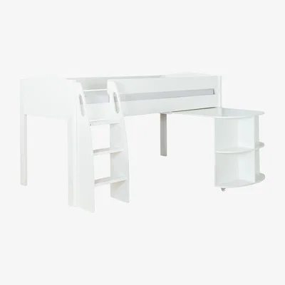 John Lewis Stompa Uno S Plus Mid-Sleeper Bed Frame with Pull-Out Desk