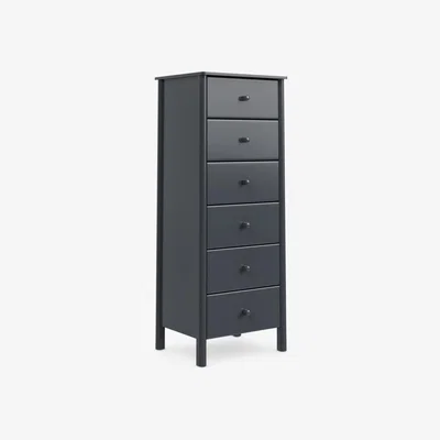 John Lewis John Lewis & Partners Spindle 6 Drawer Tallboy Chest