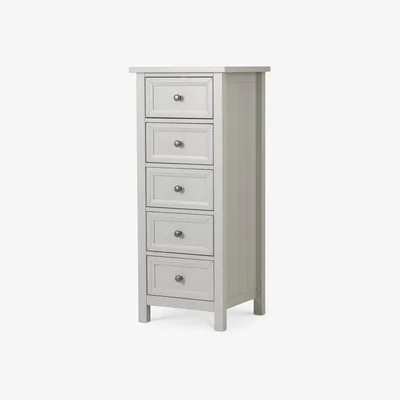 John Lewis Julian Bowen Maine 5 Drawer Tallboy Chest, Grey