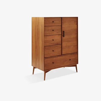 John Lewis west elm Mid-Century Chifforobe, FSC Certified (Eucalyptus), Acorn