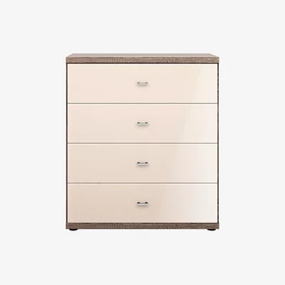 John Lewis John Lewis & Partners Satis Glass Front 4 Drawer Chest