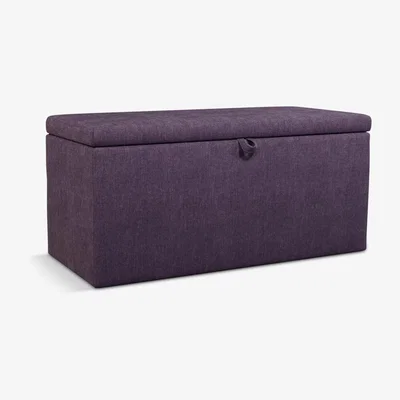 John Lewis John Lewis & Partners Emily Upholstered Ottoman Storage Box