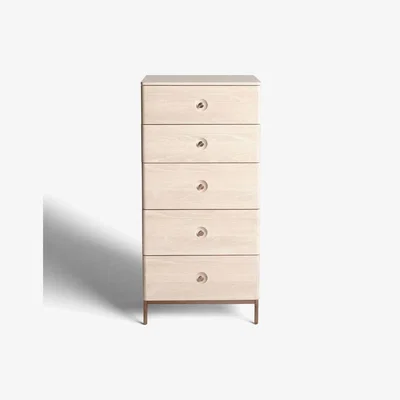 John Lewis Design Project by John Lewis No.185 5 Drawer Chest, Natural/Oak