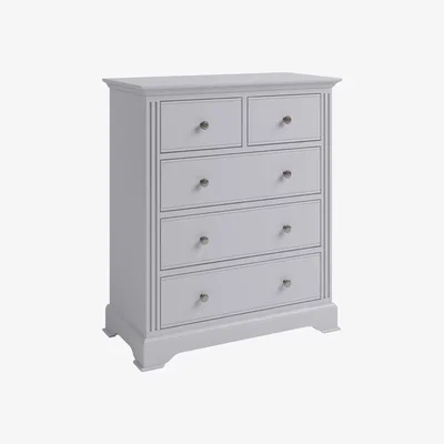 Knees Beneroti Moonlight Grey 5 Drawer Chest