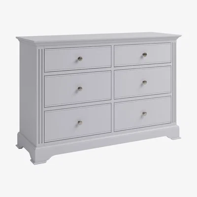 Knees Beneroti Moonlight Grey 6 Drawer Chest