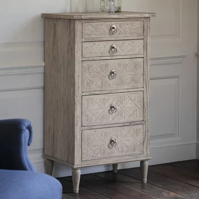 Knees Ivy Mindy Ash Slim Chest of Drawers