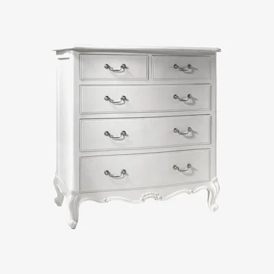Knees Kairo Mindy Ash Chest of Drawers - White