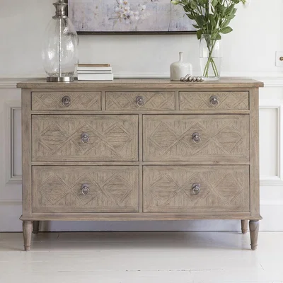 Knees Ivy Mindy Ash 7 Drawer Chest