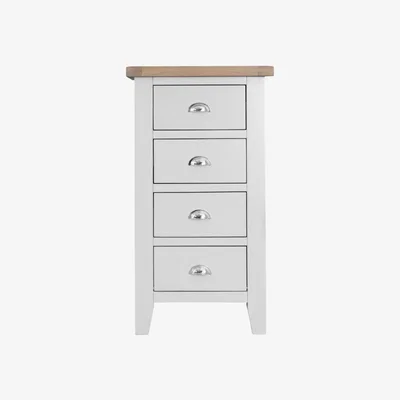 Knees Terranostra Old White 4 Drawer Chest
