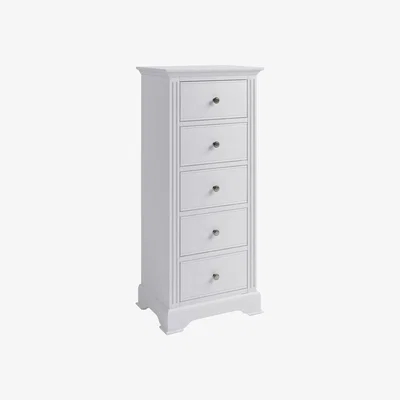 Knees Beneroti Classic White 5 Drawer Chest