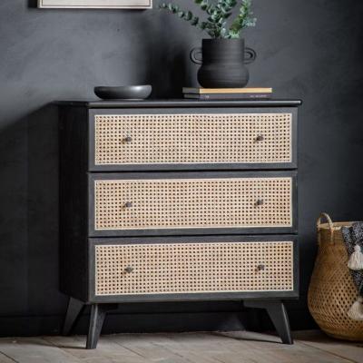 Knees Skylar Oak 3 Drawer Chest  - Natural