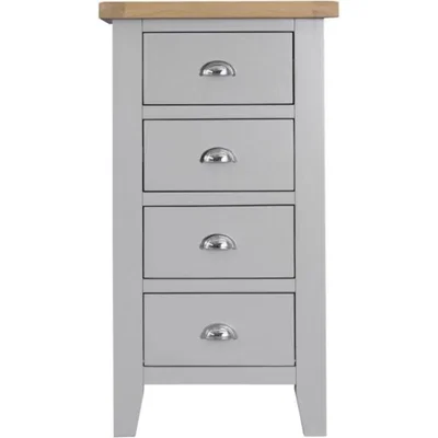Knees Terranostra Millstone Grey 4 Drawer Chest