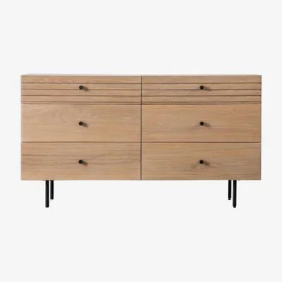 Knees Alora Oak Chest of Drawers - Brown