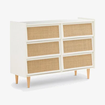 La Redoute Kaya 6-Drawer Wickerwork Chest of Drawers