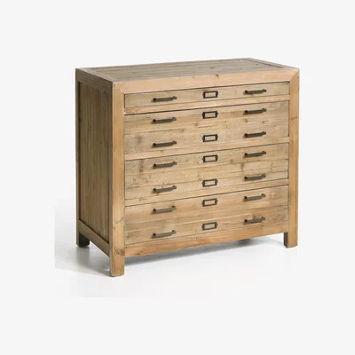 La Redoute Septembre Solid Aged Pine Chest of Drawers