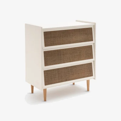 La Redoute Kaya 3-Drawer Wickerwork Chest of Drawers