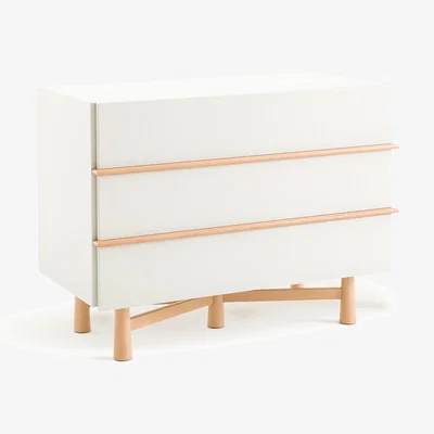 La Redoute Japoto Lacquered MDF and Solid Beech Chest of Drawers