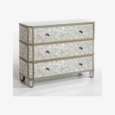 La Redoute Winsome Distressed Mirror Chest of Drawers
