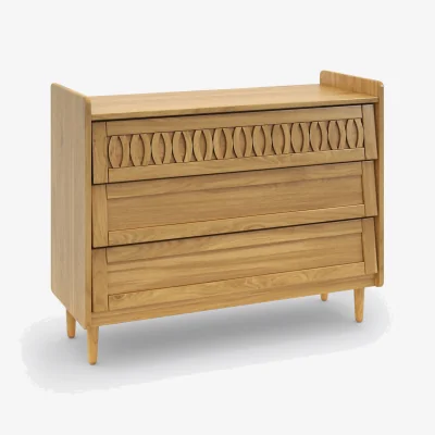La Redoute Malaya 3-Drawer Chest of Drawers
