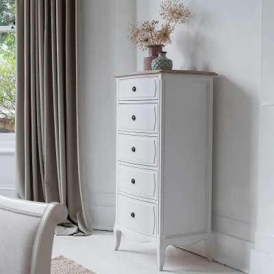 La Redoute Amelie French-Style 5 Drawer Tallboy
