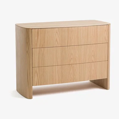 La Redoute Willow Walnut or Oak Triple Chest of Drawers
