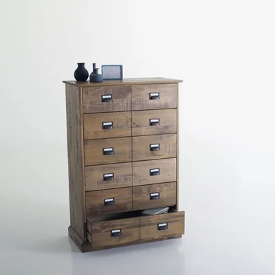 La Redoute Lindley Solid Pine 6-Drawer Tall Chest