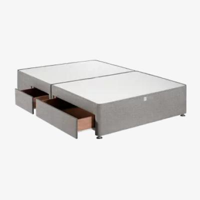 Marks & Spencer M&S Classic Firm Top 2+2 Drawer Divan - 6FT - Light Grey Mix, Light Grey Mix,Charcoal Mix,Light Duck Egg