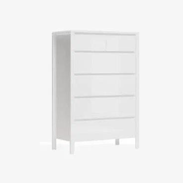 Marks & Spencer M&S  Loxton Gloss 6 Drawer Chest - White, White